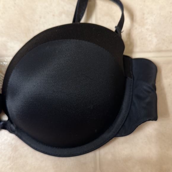 Maidenform Barely There Bra 34B Underwire Satin Feel Lightly Padded Adjustable - Picture 3 of 9